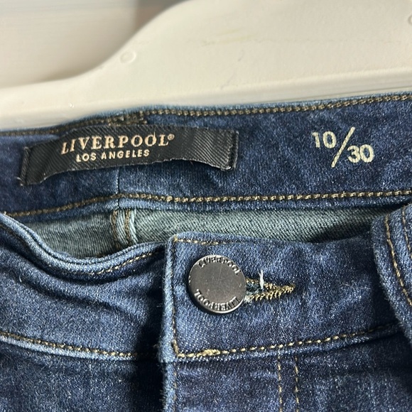 Liverpool The Ankle Skinny Dark Wash Blue Jeans 10/30 - Picture 2 of 7